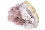 Sparkly, Pink Amethyst Geode Half - Argentina #235153-1